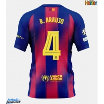 Barcelona Ronald Araujo #4 Hjemmedrakt 2025-26 Kortermet